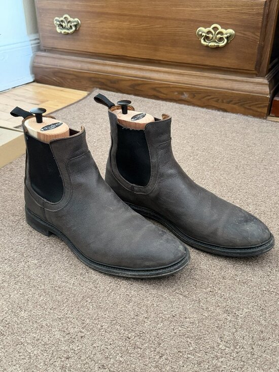 Allen Edmonds Tanner Weather-ready Chelsea Boots Men\'s 12 D w/ Box & Trees main image 4